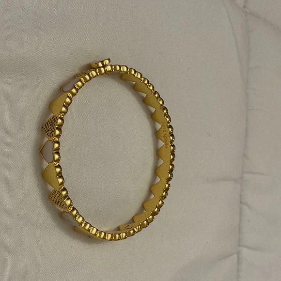 Kate Spade Gold and Cream Heart Bracelet - Picture 3 of 4